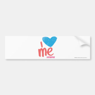 Ik hoor Aqua/Roze Bumpersticker