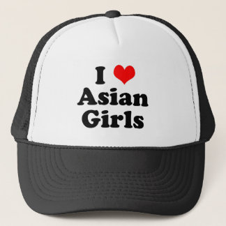 Ik hoor Aziatische meisjes Trucker Pet
