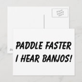 IK HOOR BANJOS! BRIEFKAART (Voorkant / Achterkant)