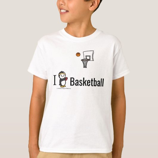 Ik hoor Basketball. T-shirt (Voorkant)