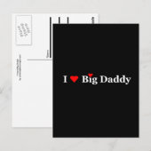 Ik hoor Big papa Briefkaart (Voorkant / Achterkant)