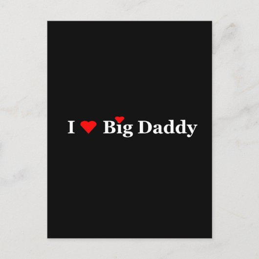 Ik hoor Big papa Briefkaart (Voorkant)