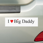Ik hoor Big papa Bumpersticker (Op auto)