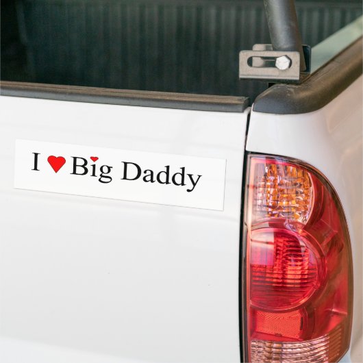 Ik hoor Big papa Bumpersticker (Op Truck)