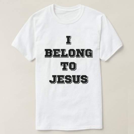 Ik hoor bij Jezus T-shirt (Design voorkant)
