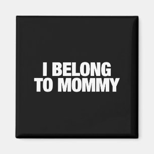 Ik hoor bij mama cute moederdag mama moeder zeggen magneet
