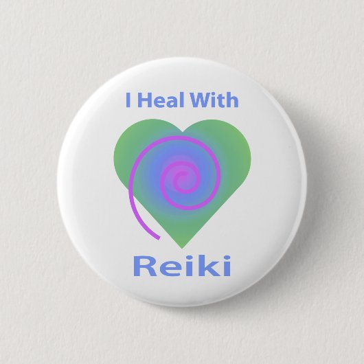 Ik hoor bij Reiki Ronde Button 5,7 Cm (Voorkant)