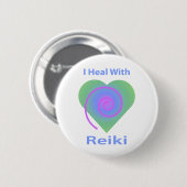 Ik hoor bij Reiki Ronde Button 5,7 Cm (Voorkant /achterkant)