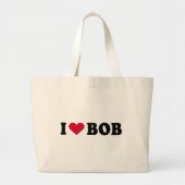 IK HOOR BOB GROTE TOTE BAG (Voorkant)