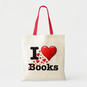 Ik hoor boeken! Ik hou van boeken! (Kunstspoor) Tote Bag