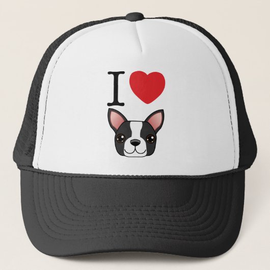 Ik hoor Boston Terriers Trucker Pet (Voorkant)