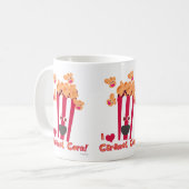 Ik hoor Caramel Corn. Koffiemok (Voorkant links)