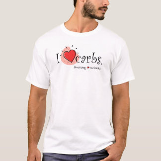 Ik hoor Carbs - hoger grafisch T-shirt