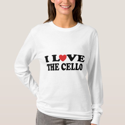 Ik hoor Cello T-shirt voor vrouwen (Voorkant)
