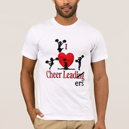 Ik hoor Cheerleaders Funny Shirt voor hem (Voorkant)