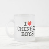Ik hoor Chinese jongens Matglas Koffiemok (Links)