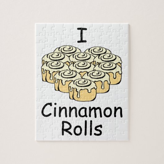 Ik hoor Cinnamon Rolls Sweet Love Buns Cute Legpuzzel (Verticaal)