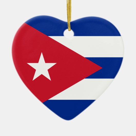 Ik hoor Cuba! Keramisch Ornament (Voorkant)