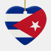 Ik hoor Cuba! Keramisch Ornament (Achterkant)