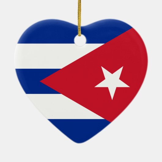 Ik hoor Cuba! Keramisch Ornament (Achterkant)