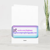 Ik hoor dat het de Zuster Dag Cavalier King Charle Kaart (Achterkant)