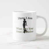 Ik hoor dat ik de volgende 2 wensen ben grote koffiekop (Rechts)