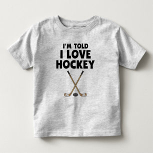 Ik Hoor Dat Ik van Hockey Houd Kinder Shirts