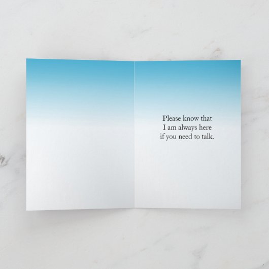 Ik hoor dat je het moeilijk hebt... kaart (Binnen)