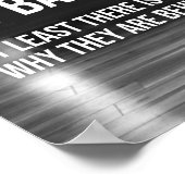 Ik hoor dat ze achter mijn rug praten - fitness poster (Hoek)