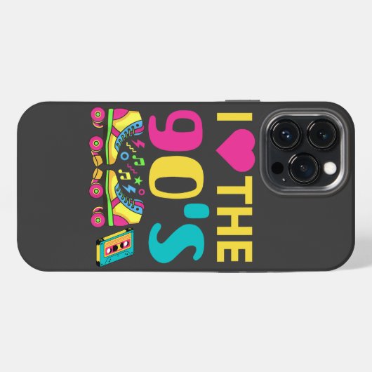 Ik hoor de 90S,  retro 90s outfit iPhone Hoesje (Achterkant horizontaal)