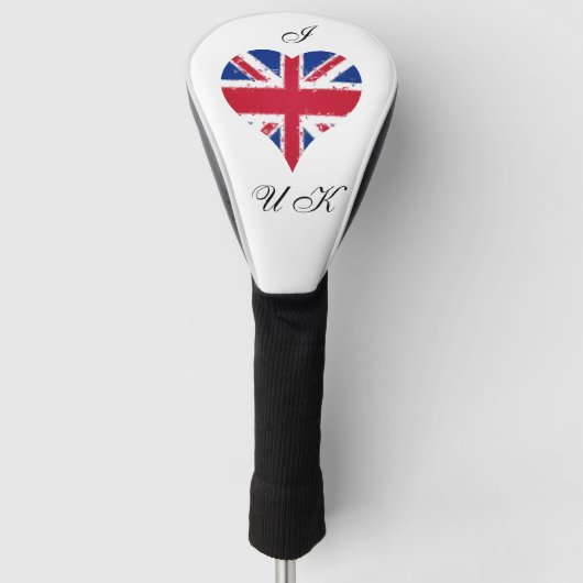 Ik hoor de Britse vlag Golfheadcover (Voorkant)