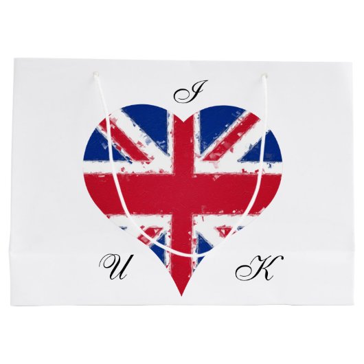 Ik hoor de Britse vlag Groot Cadeauzakje (Achterkant)