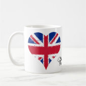 Ik hoor de Britse vlag Koffiemok (Links)