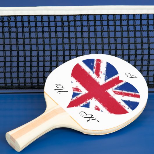 Ik hoor de Britse vlag Tafeltennisbatje (Insitu)