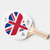 Ik hoor de Britse vlag Tafeltennisbatje (Zijkant)