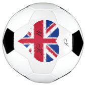 Ik hoor de Britse vlag Voetbal (Gedraaid)