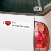 Ik hoor de Whoop-Dee-Doo Bumpersticker (Op Truck)