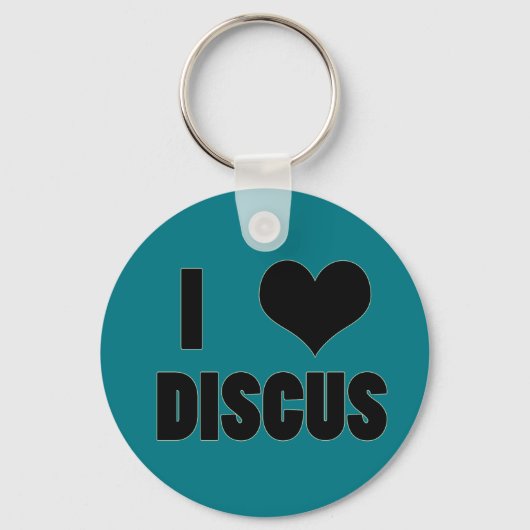 Ik hoor Discus, Discus Throw Sleutelhanger (Voorkant)