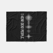 Ik hoor dode mensen spookjagen op paranormale EVP  Fleece Deken (Voorkant (Horizontaal))