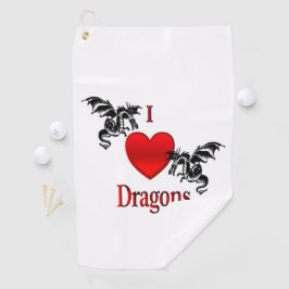 Ik hoor Dragons persoonlijk Golfhanddoek
