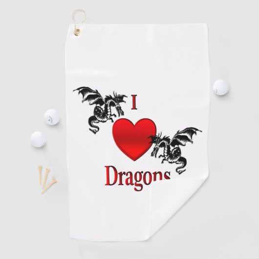 Ik hoor Dragons persoonlijk Golfhanddoek (Insitu)