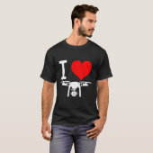 Ik hoor Drones waar ik dol op ben. T-shirt (Voorkant volledig)