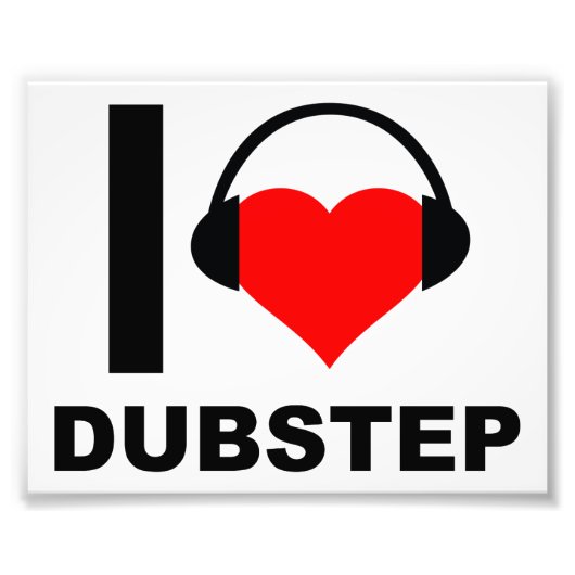 Ik hoor Dubstep Funny Poster (Voorkant)