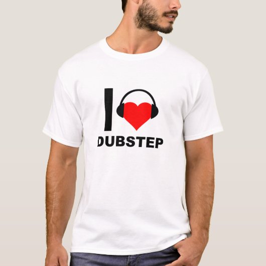 Ik hoor Dubstep Funny T-shirt (Voorkant)