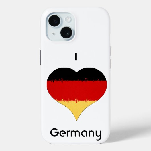 Ik hoor Duitse vlag Case-Mate iPhone Case (Achterkant)