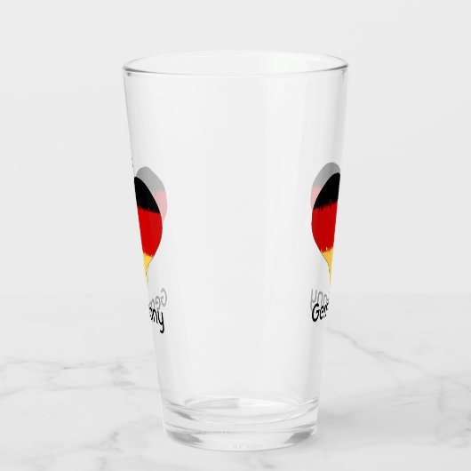 Ik hoor Duitse vlag Glas (Links)