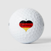 Ik hoor Duitse vlag Golfballen (Voorkant)