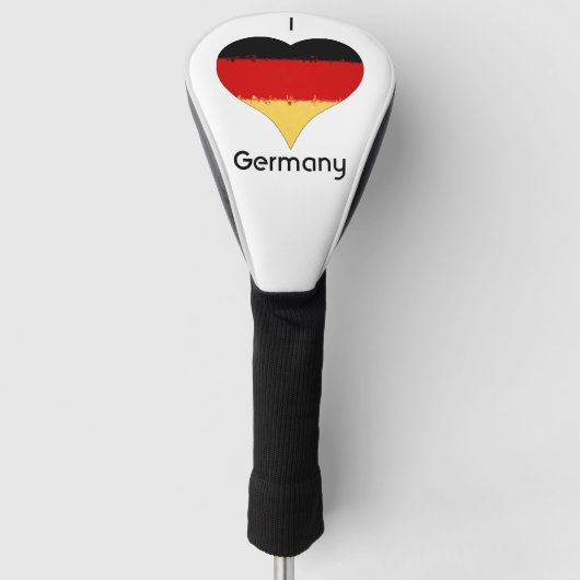 Ik hoor Duitse vlag Golfheadcover (Voorkant)