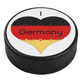 Ik hoor Duitse vlag Hockey Puck (3/4)