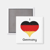 Ik hoor Duitse vlag Magneet (Voorkant / Achterkant)